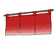 水引のれんの形状